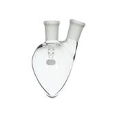 柴田科学SIBATA  普通配套双颈梨形烧瓶 200mL，005420-29200,005420-29200