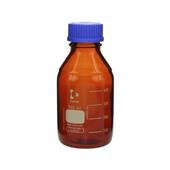 柴田科学SIBATA 螺纹口瓶茶褐色带蓝帽250mL，017210-250A,017210-250A