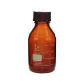 柴田科学SIBATA  螺纹口瓶茶褐色带红帽25mL，017210-2511A,017210-2511A