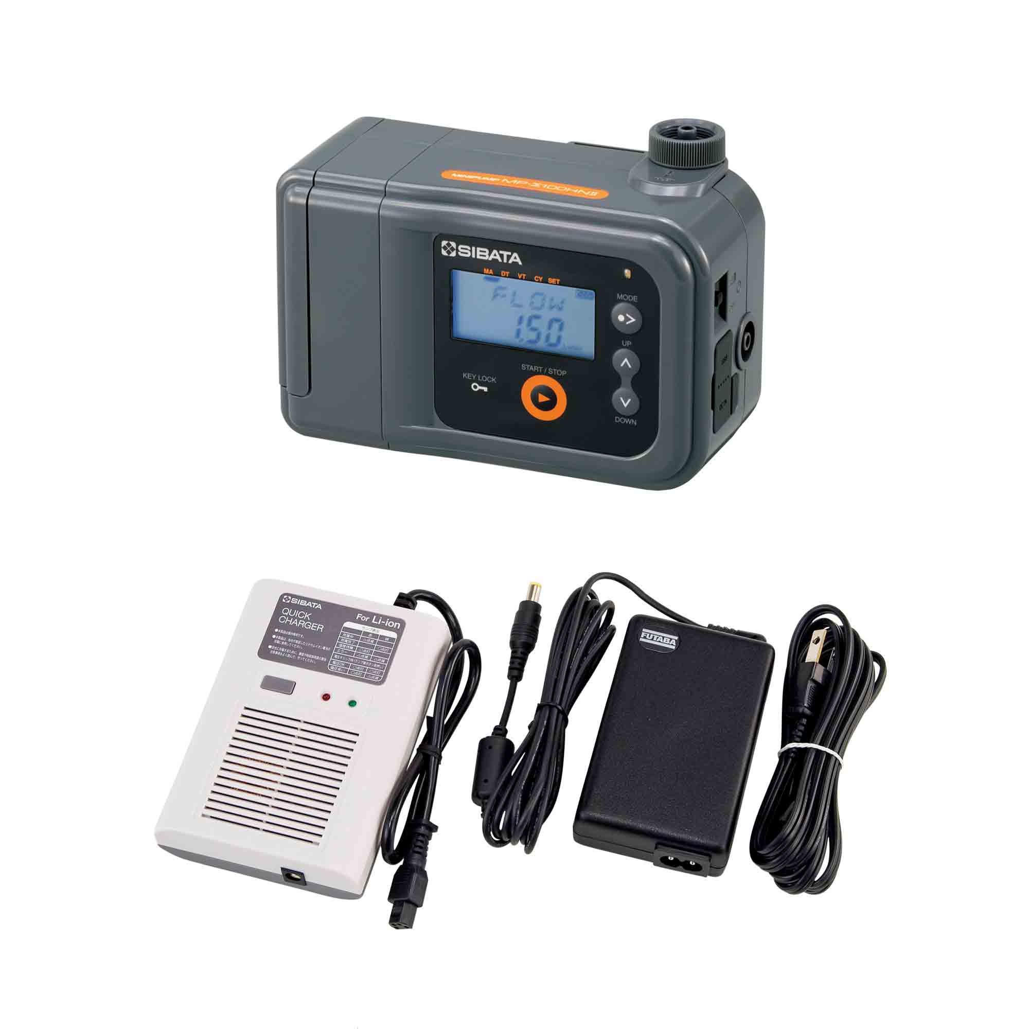 SIBATA柴田科学  MP-Σ500NII 型迷你泵，配备 QC-10N  080860-5045