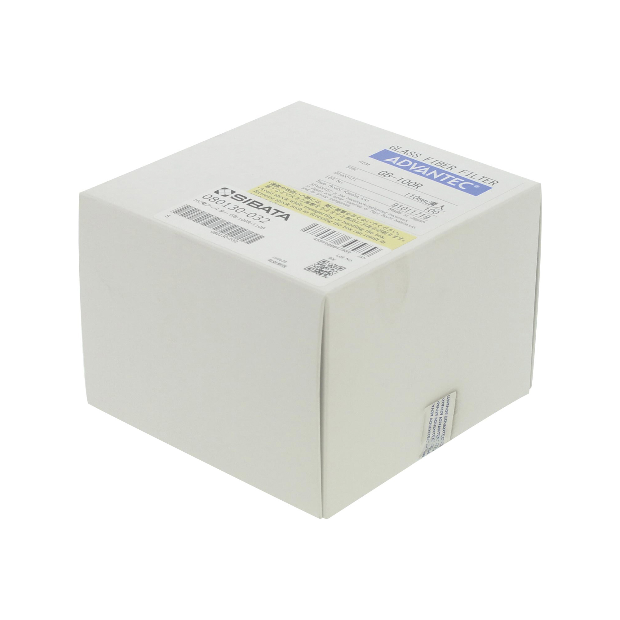 SIBATA柴田科学 石英纤维滤芯 QR-100 φ47mm 100片 080130-002