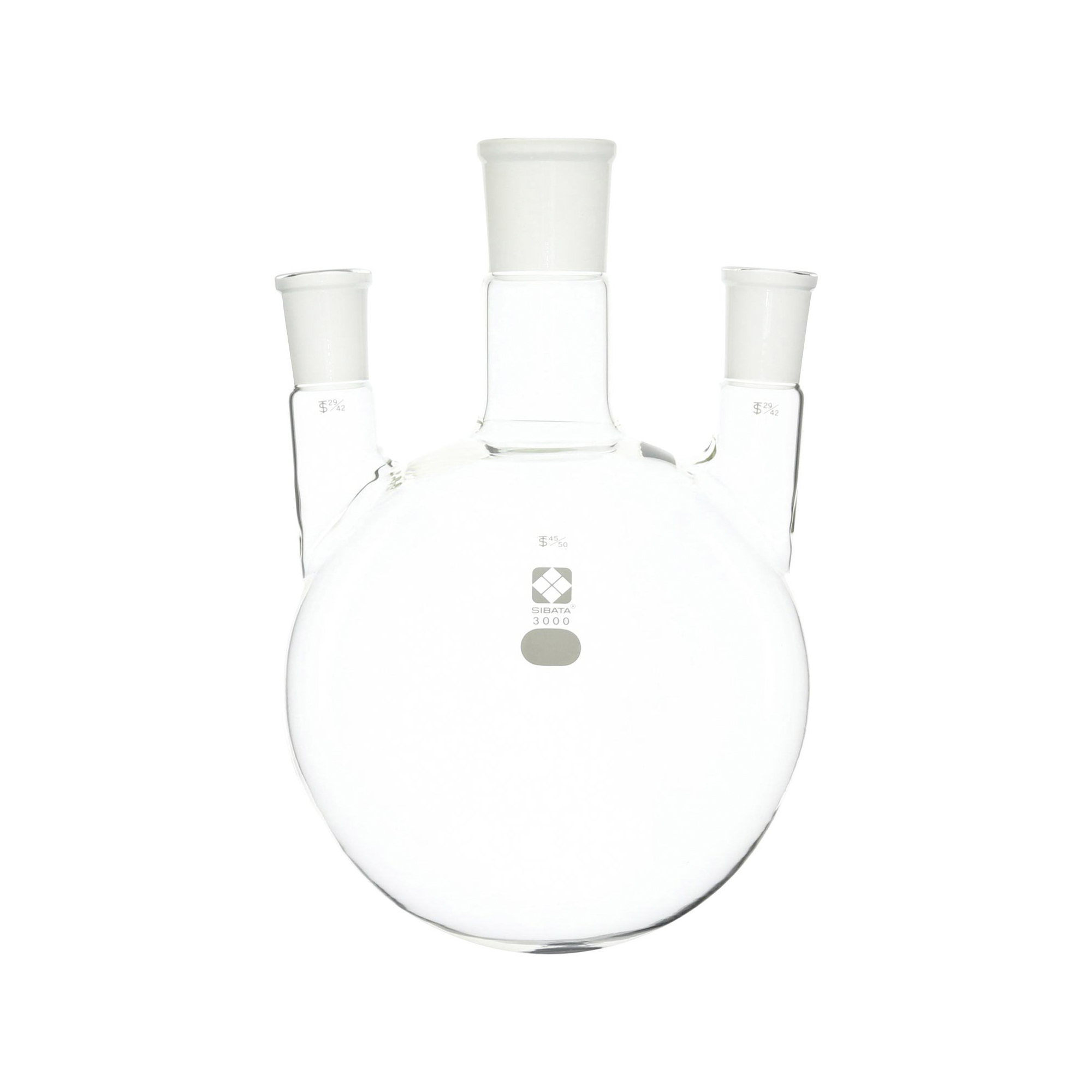 SIBATA柴田科学  通用接头三颈圆底烧瓶 29/42-15/25 50mL 005360-1550