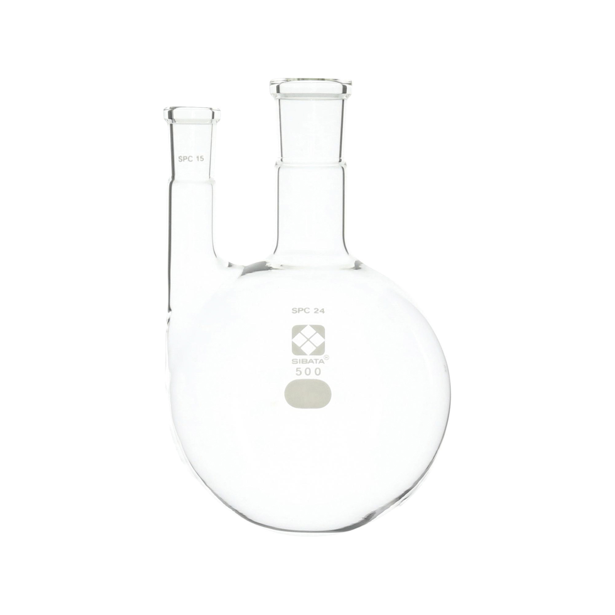 SIBATA柴田科学  SPC双颈圆底烧瓶500毫升 031100-24500