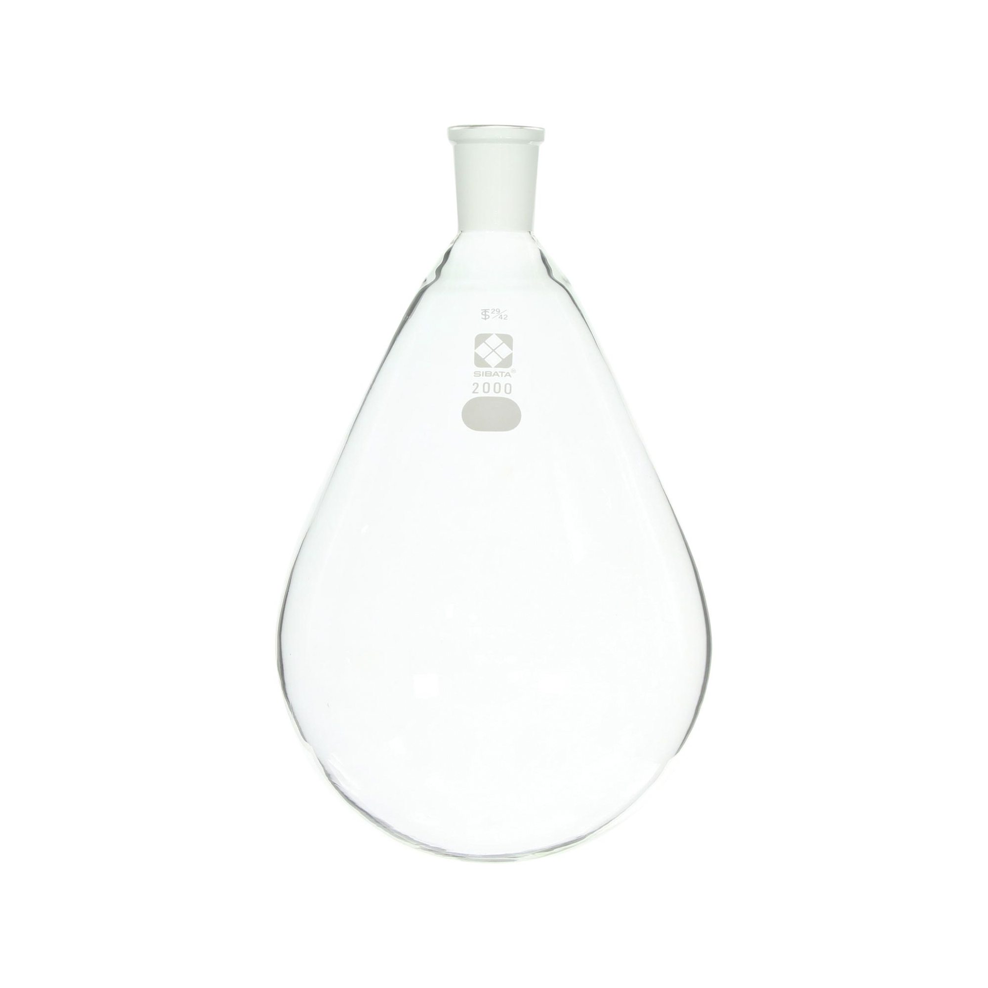 SIBATA柴田科学  标准锥形梨形烧瓶，直径 29/42 毫米，容量 2000 毫升005370-292