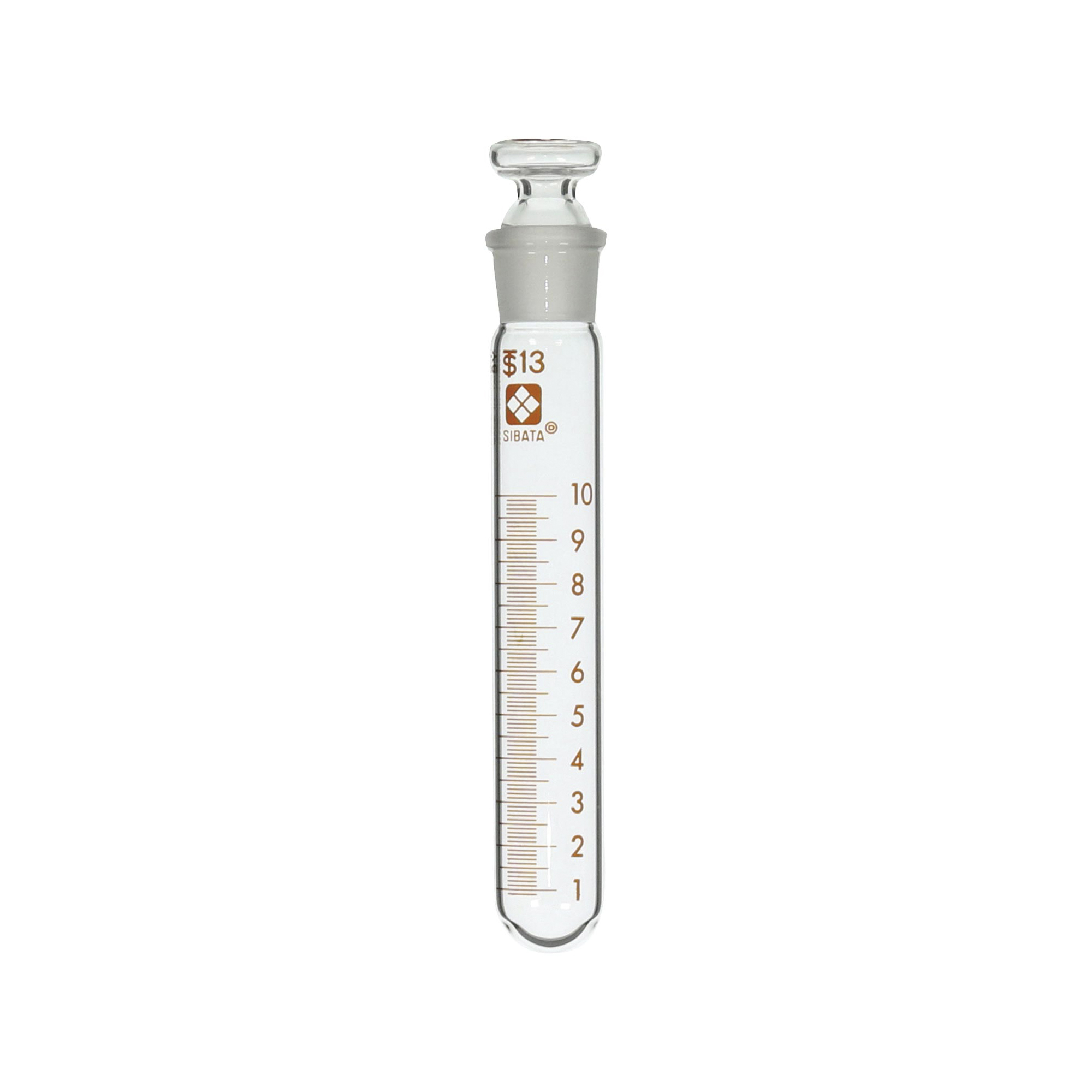 SIBATA柴田科学    标准锥形塞离心管，圆底，带刻度，10 mL，10 支装010280-15107A