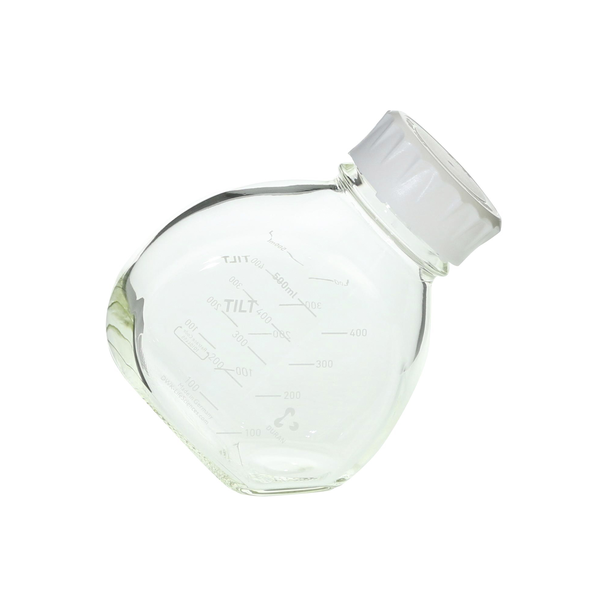 SIBATA柴田科学 倾斜式水瓶，500毫升，4个装017400-500A
