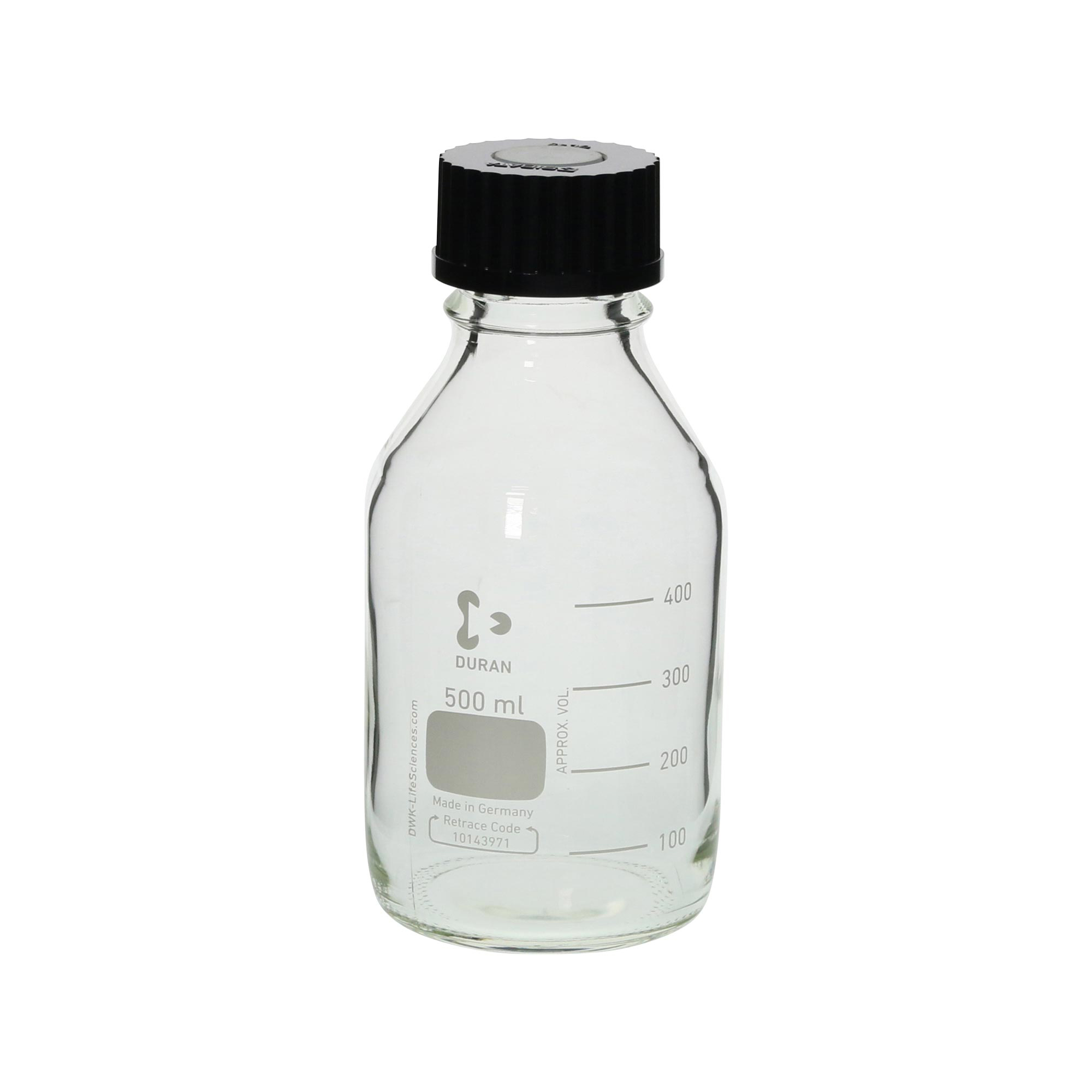 SIBATA柴田科学  发酵罐用螺旋盖瓶，500毫升，10瓶装 016060-5002A