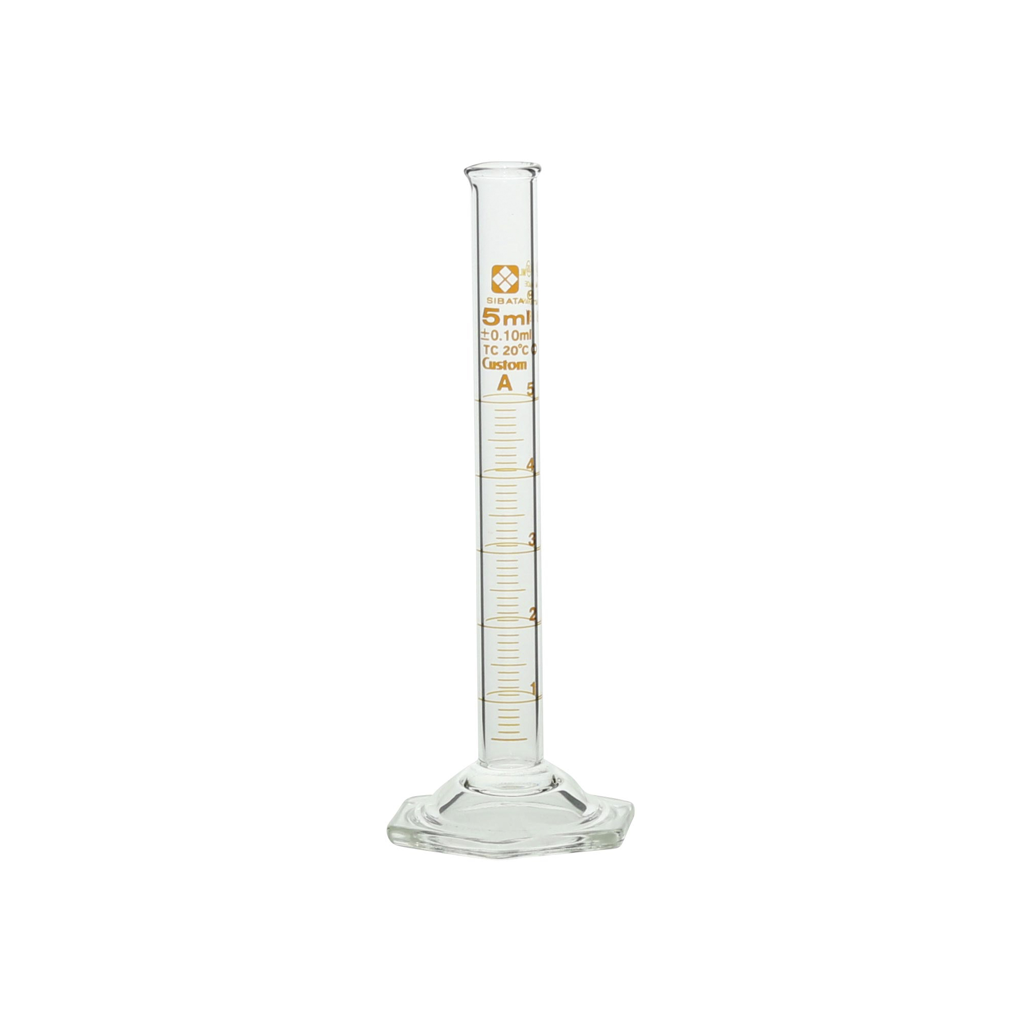 SIBATA柴田科学      定制型 A 5mL 量筒 	026500-5