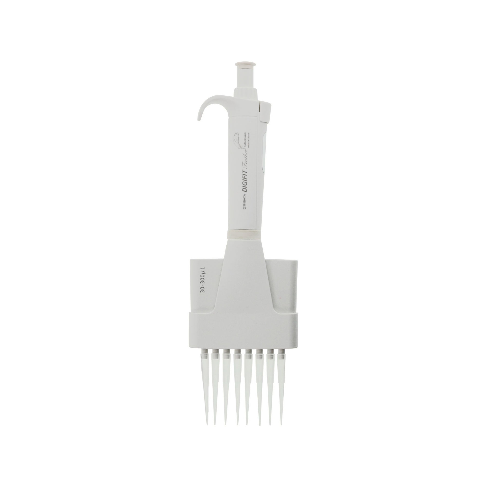 SIBATA柴田科学  DigiFit Feather 多通道 8 向点胶器，100μL 024150-802